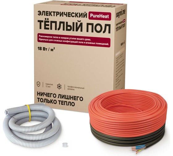 Изображение товара Комплект теплого пола SOGREIME Sogrei.me PureHeat UHK-S 18W-100 0К-00002188