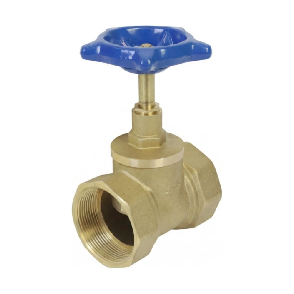 Изображение товара Запорный регулировочный вентиль VRT 2" PN16 латунь синего цвета