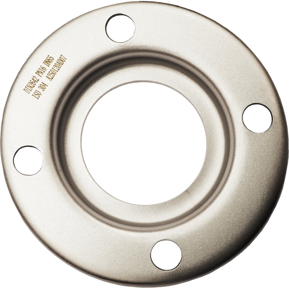 Изображение товара Фланец нержавеющий ГИДРОАРМ DN65 PN 10/16 AISI 304 DIN 2642
