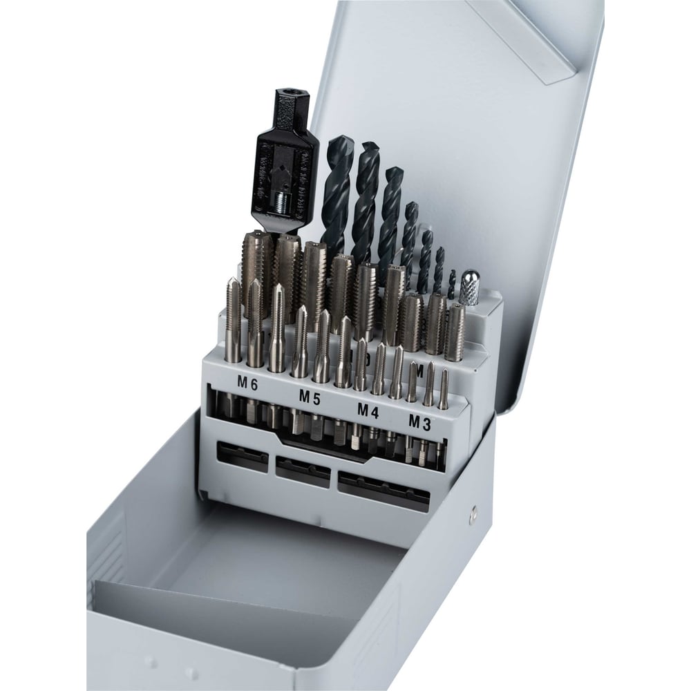 Изображение товара Набор метчиков ручных с воротком Wurth М3 М12 29ШТ_#5997792072 16390029 092  1 16390029 092 1