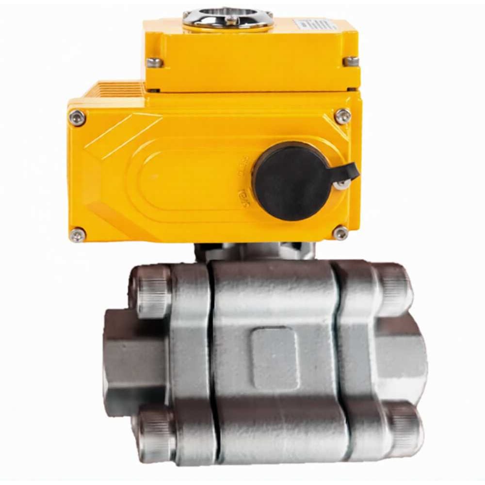 Изображение товара Кран шаровой DN50-316-316, приварка, PTFE, 220V QT-008