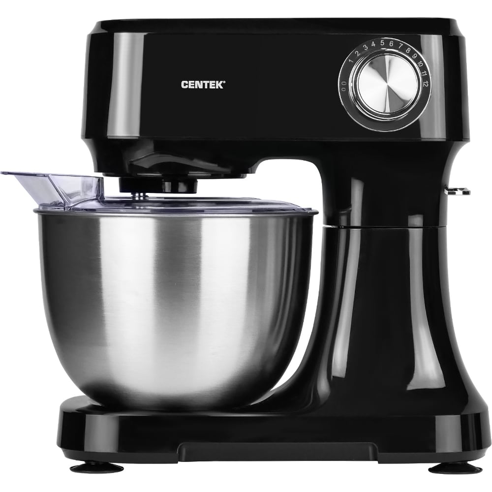 Изображение товара Centek CT-1152: планетарный миксер 1300Вт черный, 3,5л, 12 скоростей