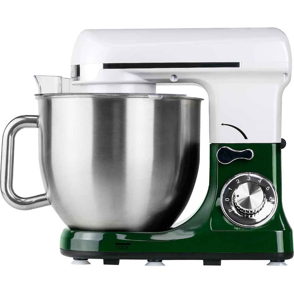 Изображение товара Centek CT-1133 планетарный миксер 1600Вт 5,7л белый/изумруд