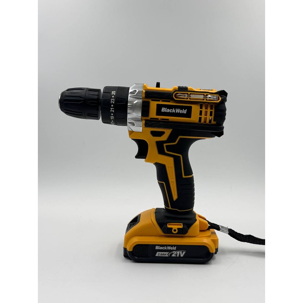 Изображение товара Дрель-шуруповерт аккумуляторная BlackWeld DZ04-2Y 21V 2.0Ah 150156