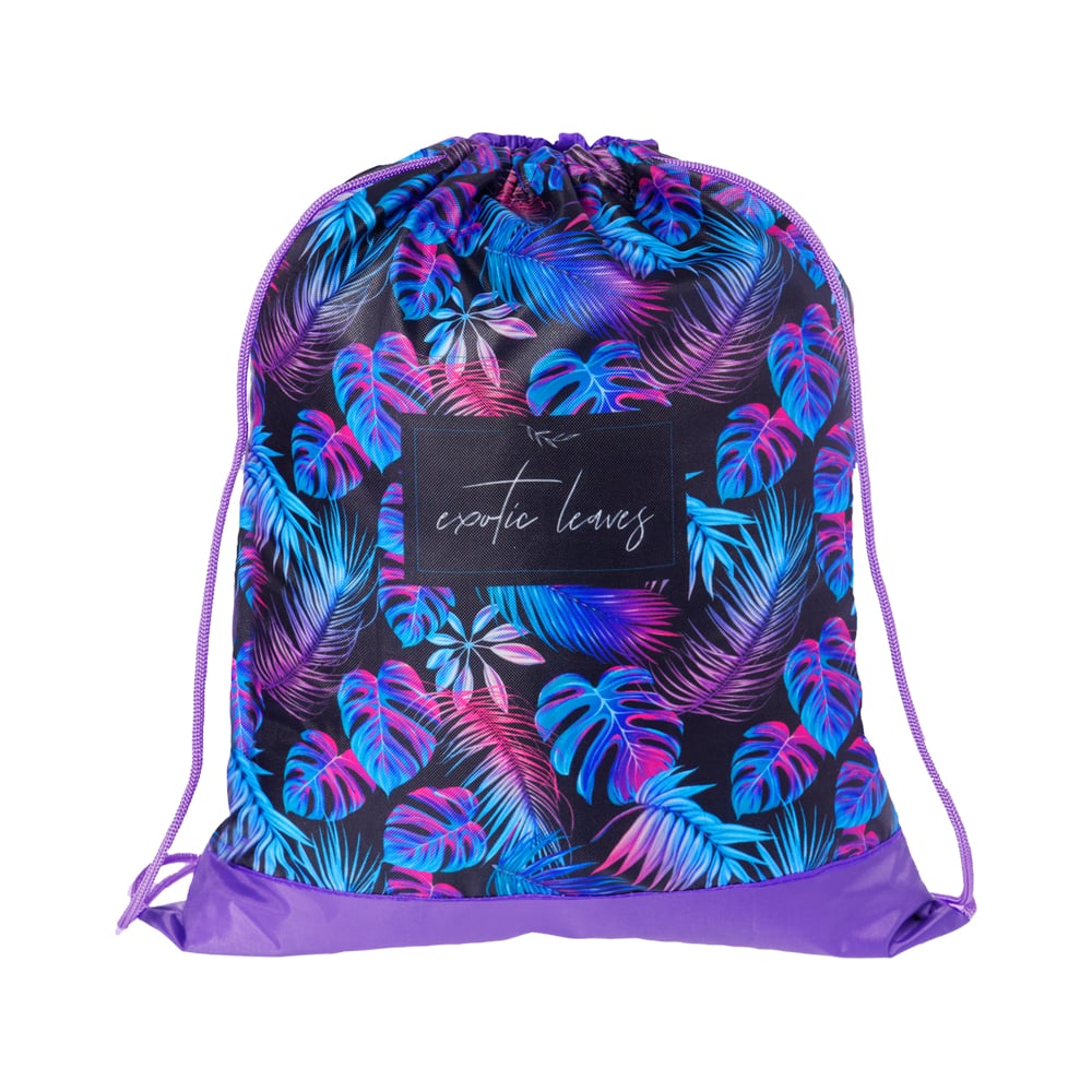 Изображение товара Мешок для обуви ArtSpace Exotic leaves 340x420 мм, мягкий, легкий, стильный