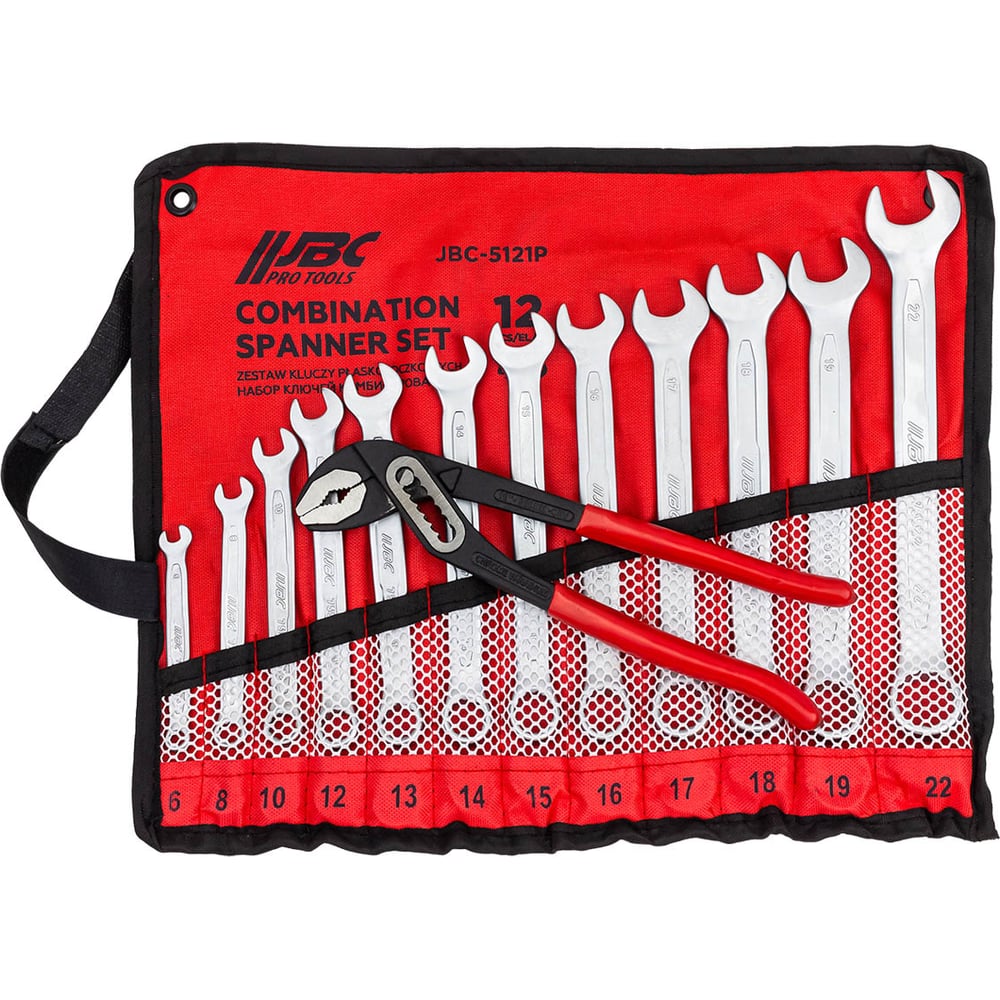 Изображение товара Набор ключей комбинированных JBC 12 предметов JBC-5121P+1(64309)