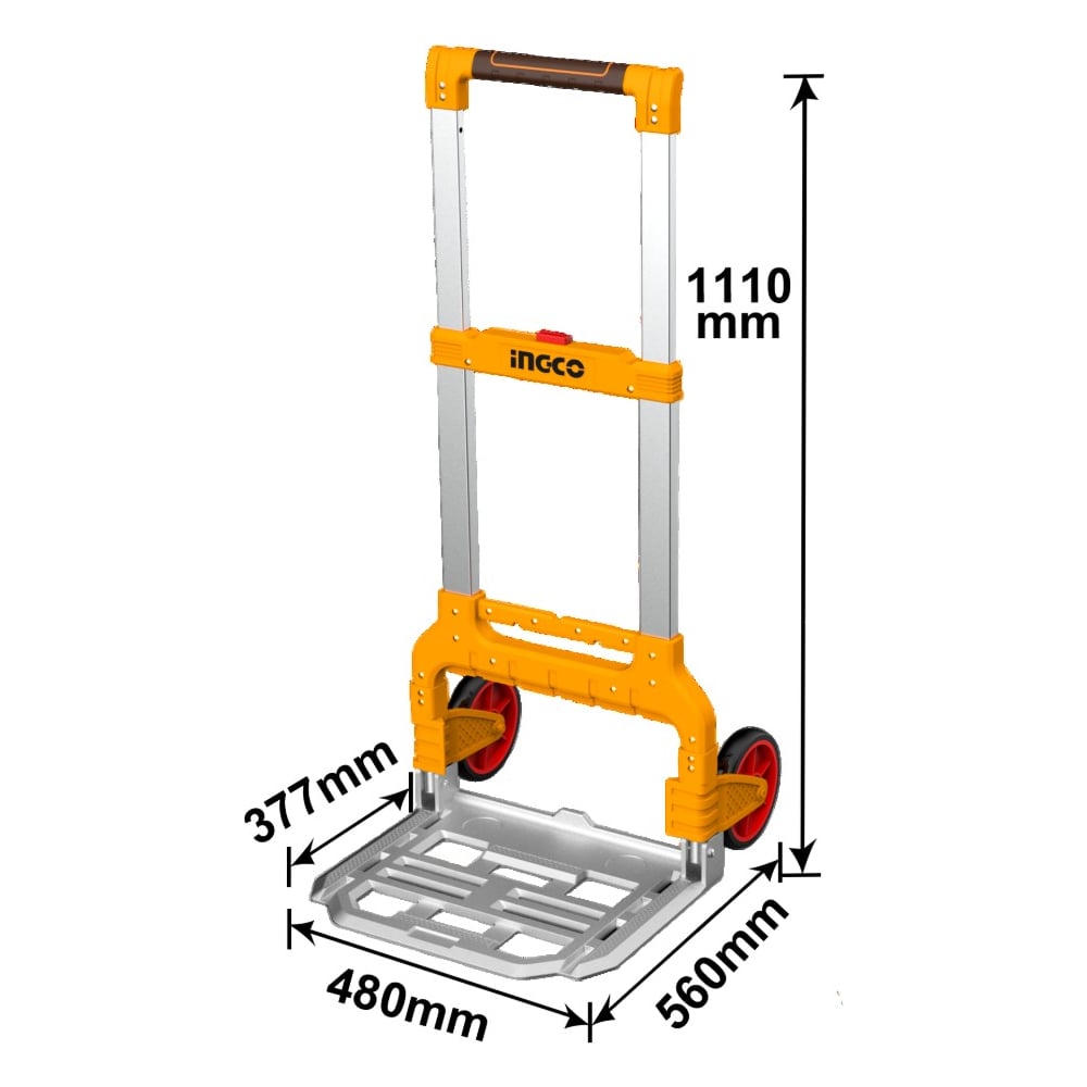 Изображение товара Тележка ручная складная INGCO (2) INDUSTRIAL HHWB61201