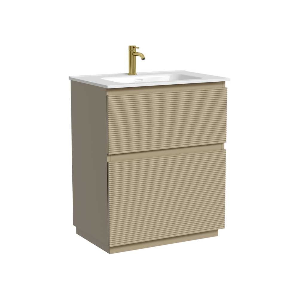 Изображение товара Напольная тумба SANCOS Folk Floor 690х445х850, c двумя ящиками оснащенными доводчиками, Капучино, арт. FL70FCP