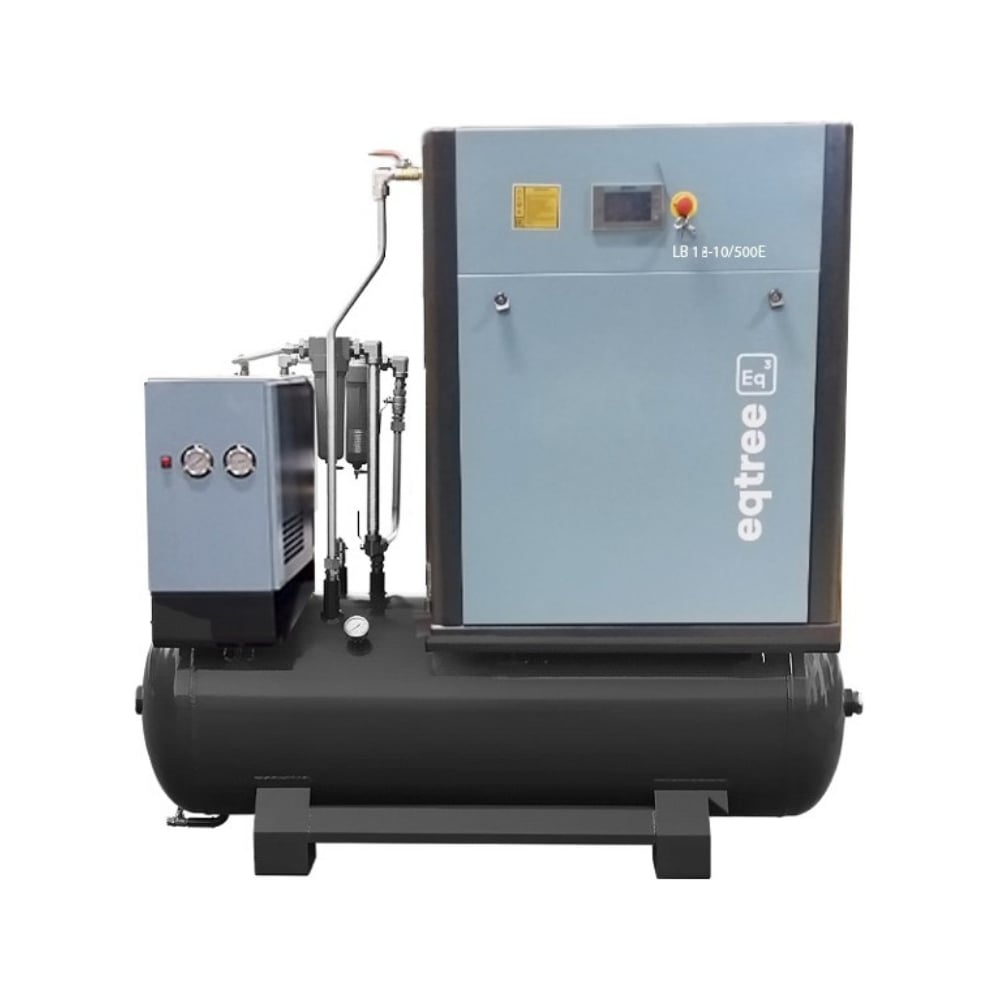Изображение товара Компрессор винтовой с осушителем eqtree LB 18.5-10-500E 2530 л/мин, 10 бар, ресивер 500 л В0000000207474
