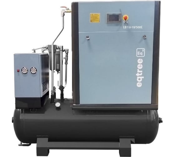 Изображение товара Компрессор винтовой с осушителем eqtree LB 18.5-10-500E 2530 л/мин, 10 бар, ресивер 500 л В0000000207474