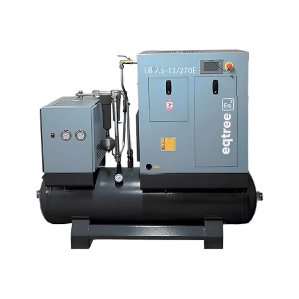 Изображение товара Компрессор винтовой с осушителем eqtree LB 7.5-13-270E 780 л/мин, 13 бар, ресивер 270 л В0000000207472