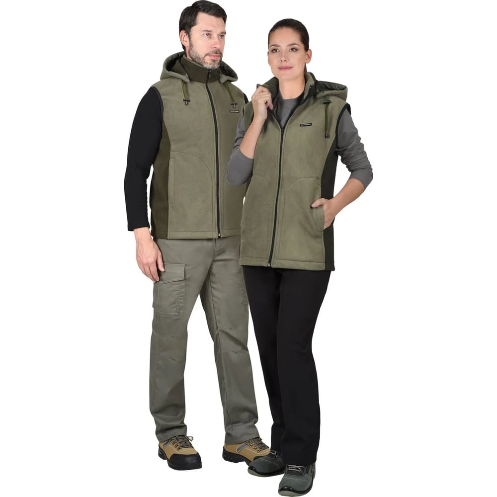 Изображение товара Жилет СИРИУС Техно (флис дублированный) олива р. 96-100 (ЧЗ) 148265