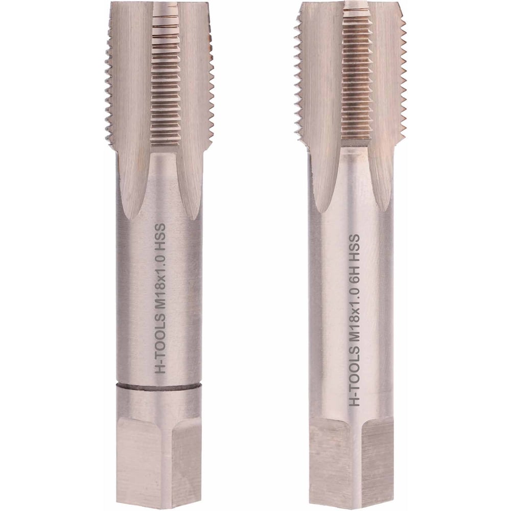 Изображение товара Метчик H-Tools М18 1.0 мм DIN2181 HSS-G 235181HT комплект 2 шт