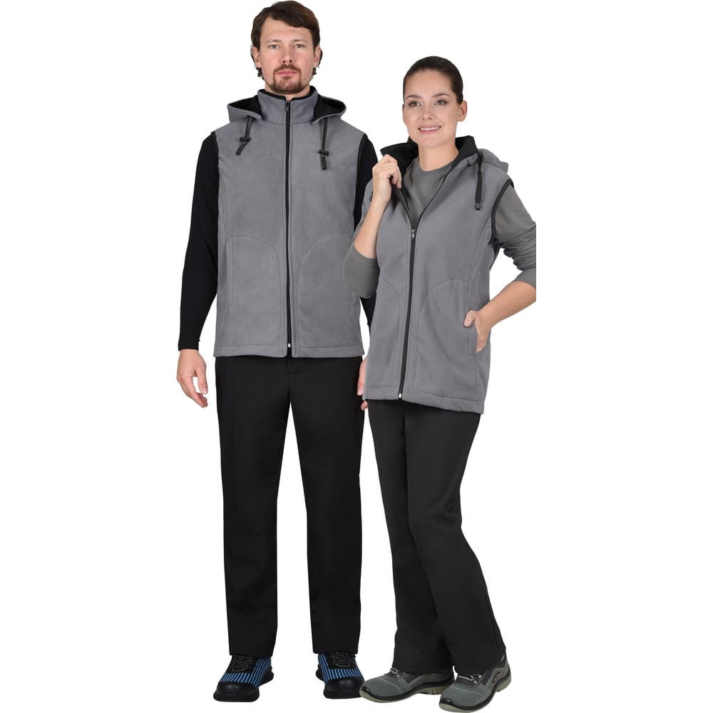 Изображение товара Жилет СИРИУС Техно: флис дублированный, серый, 104-108