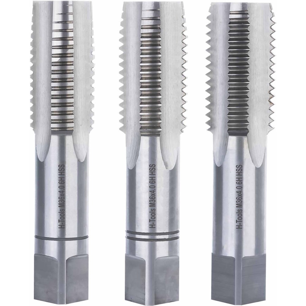 Изображение товара Метчик H-Tools М36, шаг 4.0мм, комплект из 3-х шт., DIN352, HSS-G 230360HT Изображение товара Метчик H-Tools М36, шаг 4.0мм, комплект из 3-х шт., DIN352, HSS-G 230360HT