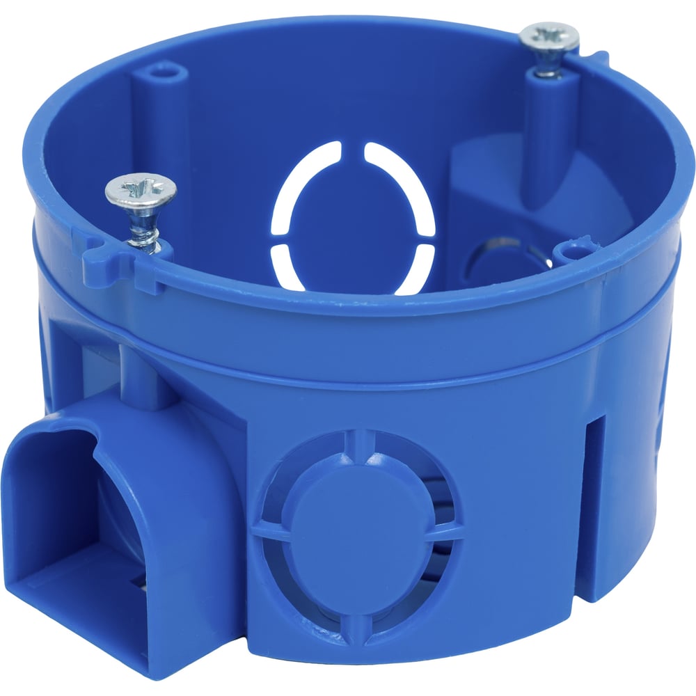 Изображение товара Gigant Коробка установочная для твердых стен HF 65x40мм с саморезами, 1 шт, IP20, синяя 44660GI