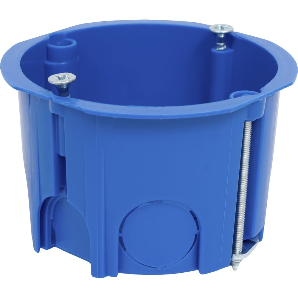 Изображение товара Gigant Коробка установочная для гипсокартона HF 68x45мм с металл.лапками, 1 шт, IP20, синяя 44663GI