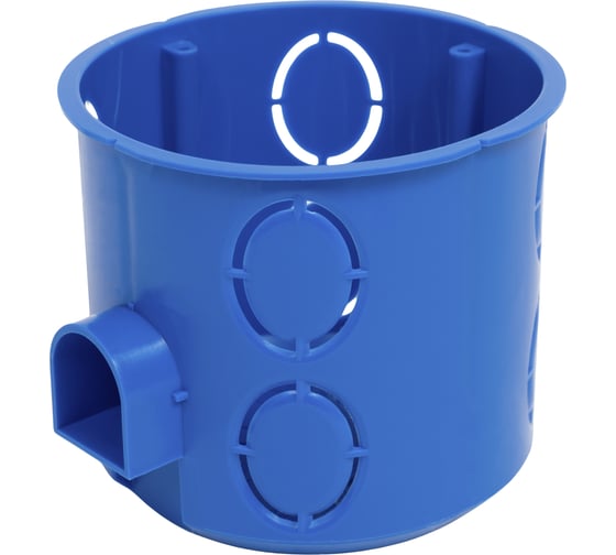 Изображение товара Gigant Коробка установочная HF со стык. ушками 68x62 мм, 1 шт, IP20, синяя 44659-1GI