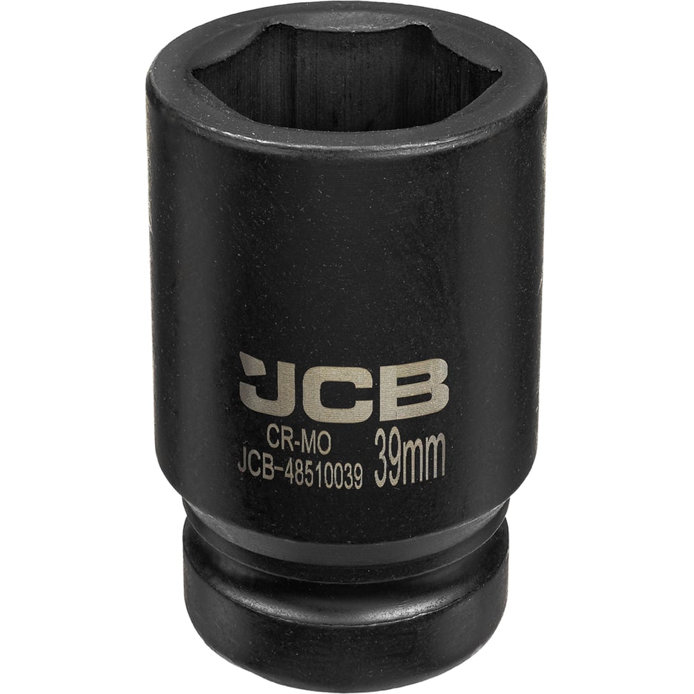 Изображение товара Головка ударная глубокая JCB 1 6гр 39мм JCB-48510039(63078)