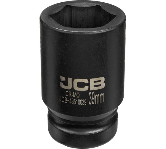 Изображение товара Головка ударная глубокая JCB 1 6гр 39мм JCB-48510039(63078)