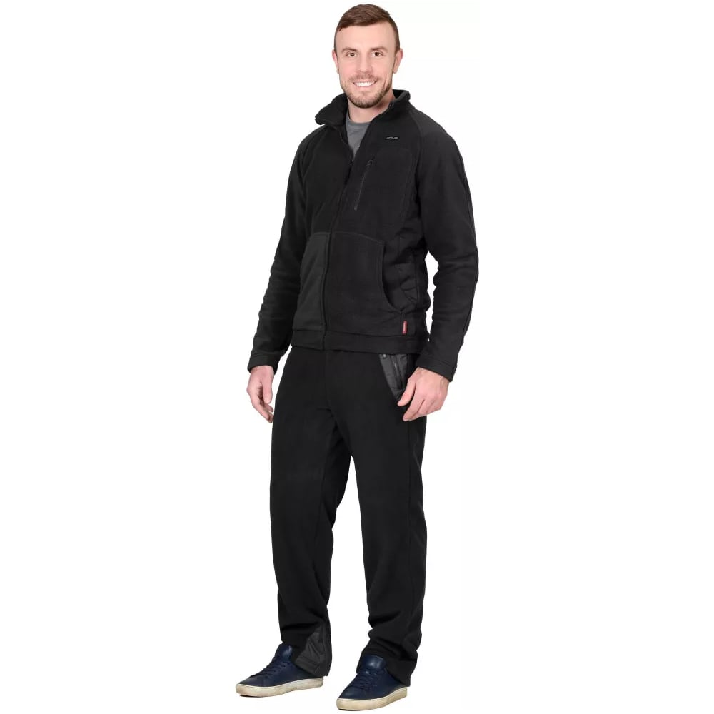 Изображение товара Куртка флисовая СИРИУС Актив мужская черная 112-116