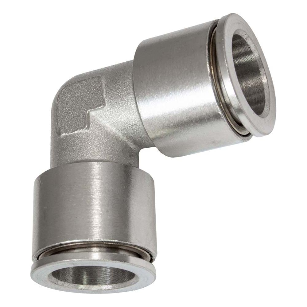 Изображение товара Фитинг PI TOOLS цанга угловой, переходной Cn-L-16 для полиуретана и пластиковых трубок 9556