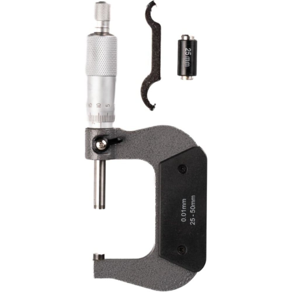 Изображение товара Микрометр ИПК МК 100-1 ГОСТ 6507-90 профессиональный точный измерительный инструмент