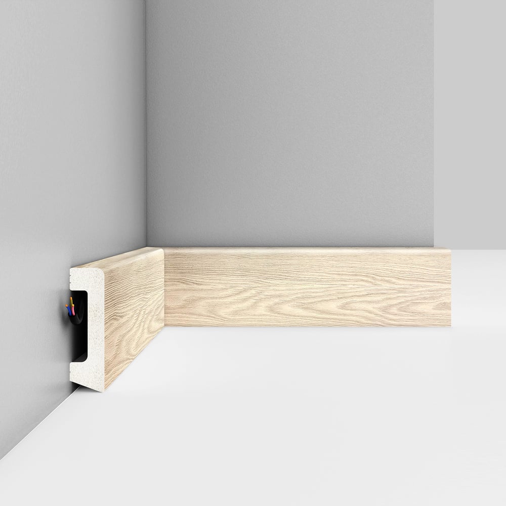 Изображение товара Плинтус Decomaster D234-82ДМ 58x16x2400 мм, орех, ECO LINE Изображение товара Плинтус Decomaster D234-82ДМ 58x16x2400 мм, орех, ECO LINE