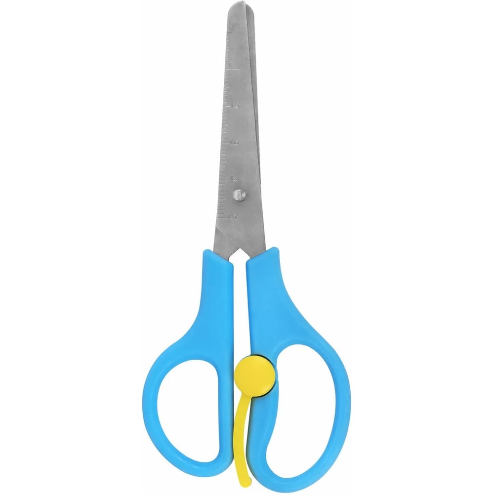 Изображение товара Ножницы ЮНЛАНДИЯ 130 мм с усилителем и линейкой