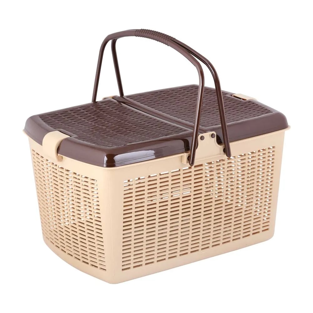 Изображение товара Корзина для пикника ЗПИ Альтернатива М1539, мокко-бежевый