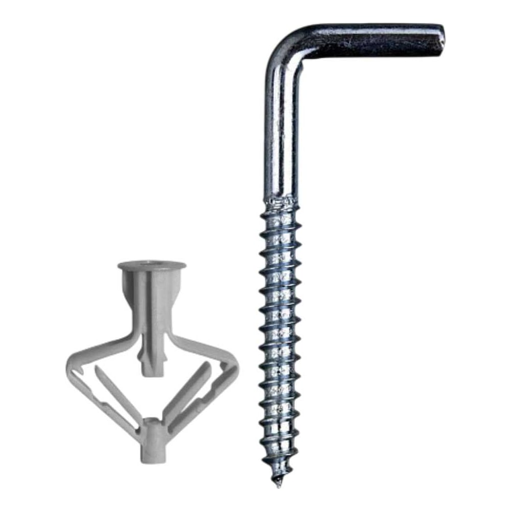 Изображение товара Дюбель с Г-образным крюком 23 БОЛТА 8х40 мм, 10 шт 62402b0804000ф10