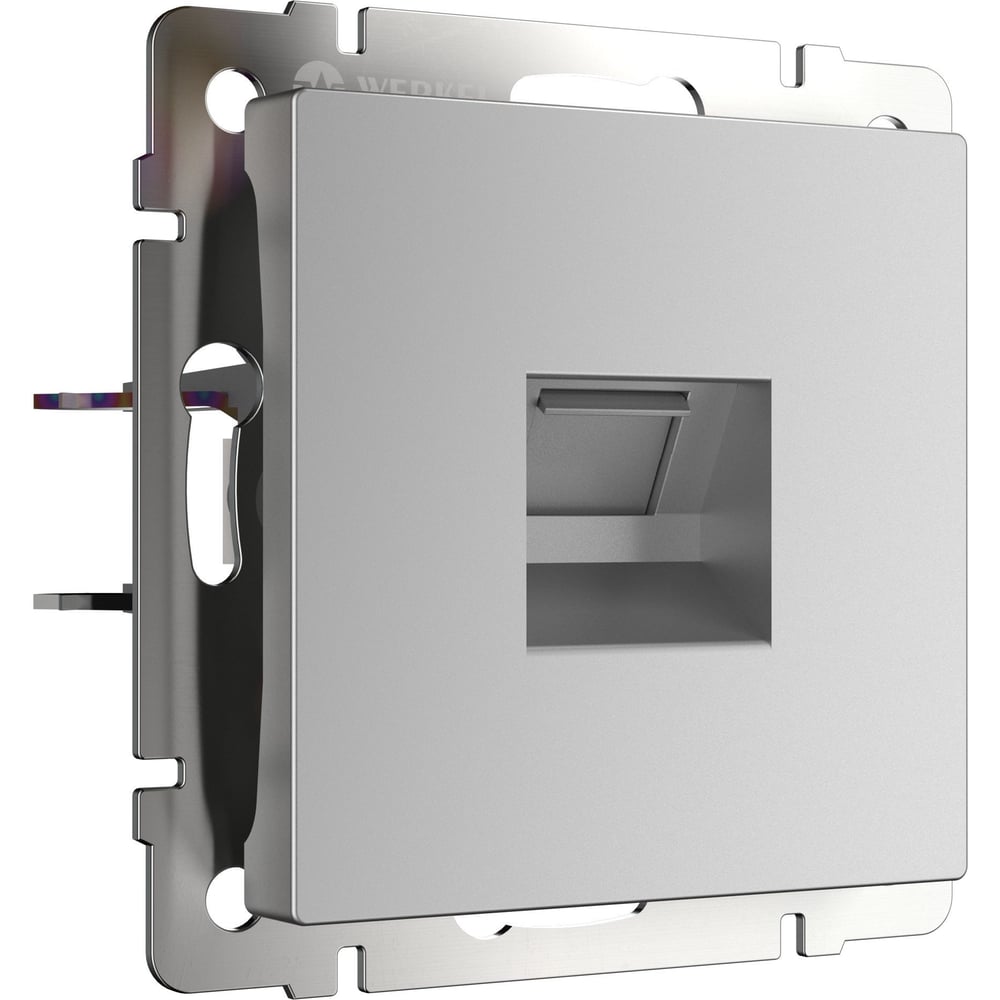 Изображение товара Телефонная розетка RJ-11 Werkel W1182006 серебряная