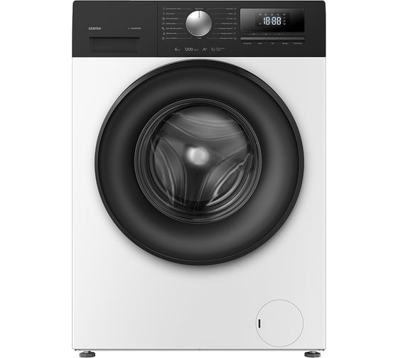 Изображение товара Стиральная машина Centek белый, 1200/7кг/46,5см/15пр/Дисплей/Очистка бар/Пар/ INVERTER/A+++ CT-1993