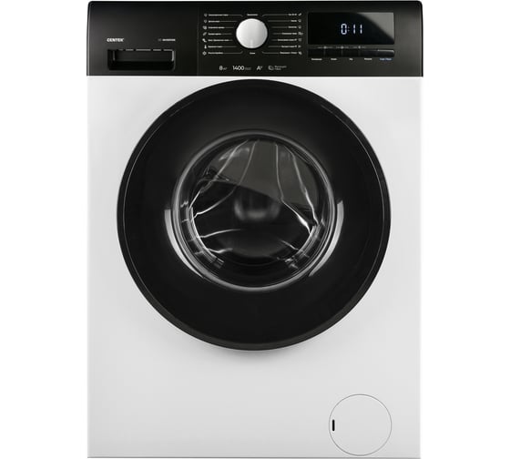 Изображение товара Стиральная машина Centek белый, 1400/8кг/54см/15пр/Дисплей/Очистка бар/Пар/ INVERTER/A+++ CT-1994
