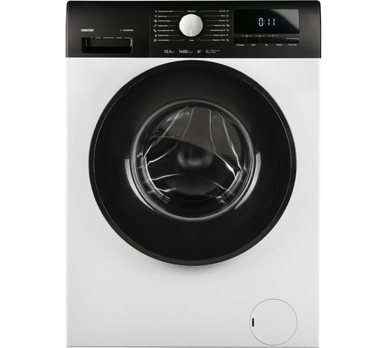 Изображение товара Стиральная машина Centek белый, 1400/10,5кг/59см/15пр/Дисплей/Очистка бар/Пар/INVERTER/A+++ CT-1995