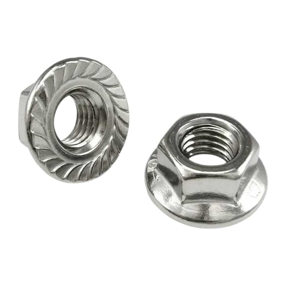 Изображение товара Гайки с фланцем 23 БОЛТА ОЦ М6 (600 шт) и М8 (300 шт) DIN 6923 в контейнерах А1А000060030007/А1А000080030507конт