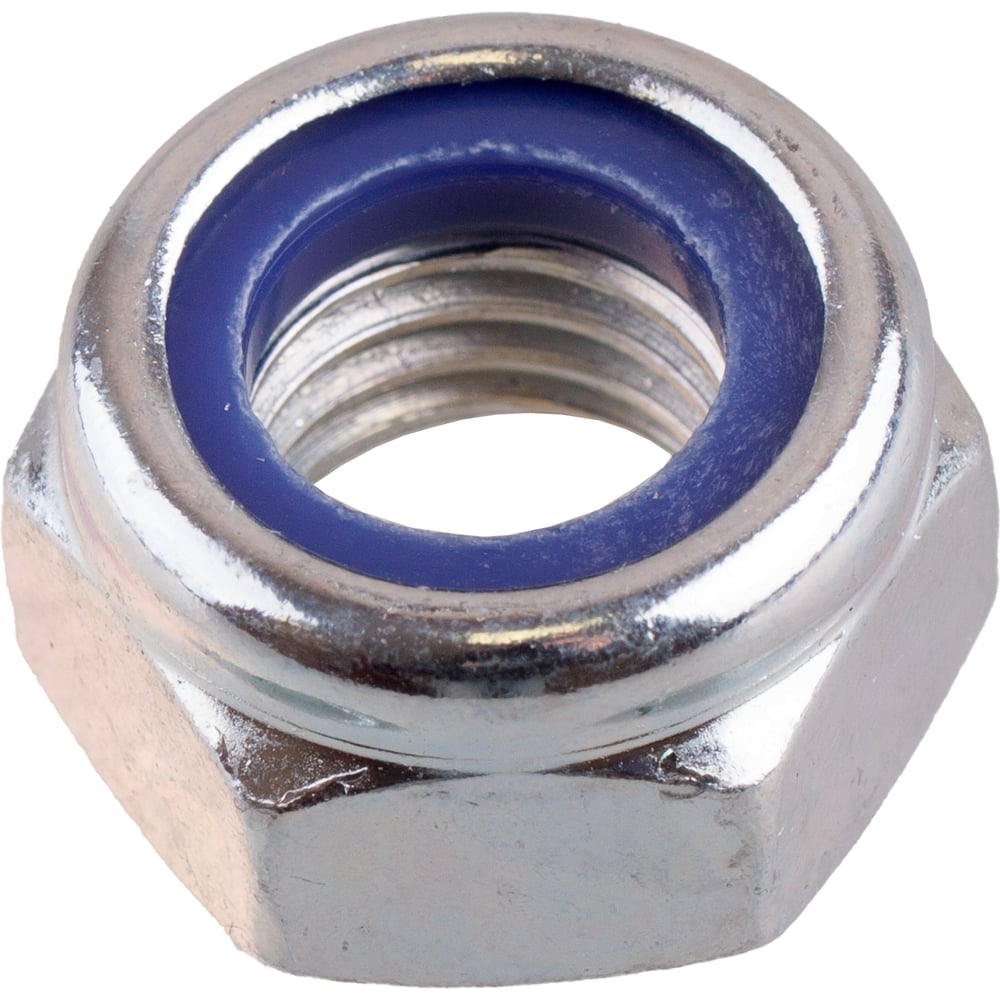 Изображение товара Гайка Стройбат самоконтрящаяся DIN 985 М14 (белый цинк 40 шт) 619890