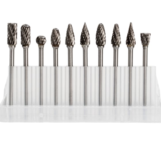 Изображение товара Набор борфрез твердосплавных VIRA 10 шт 553410