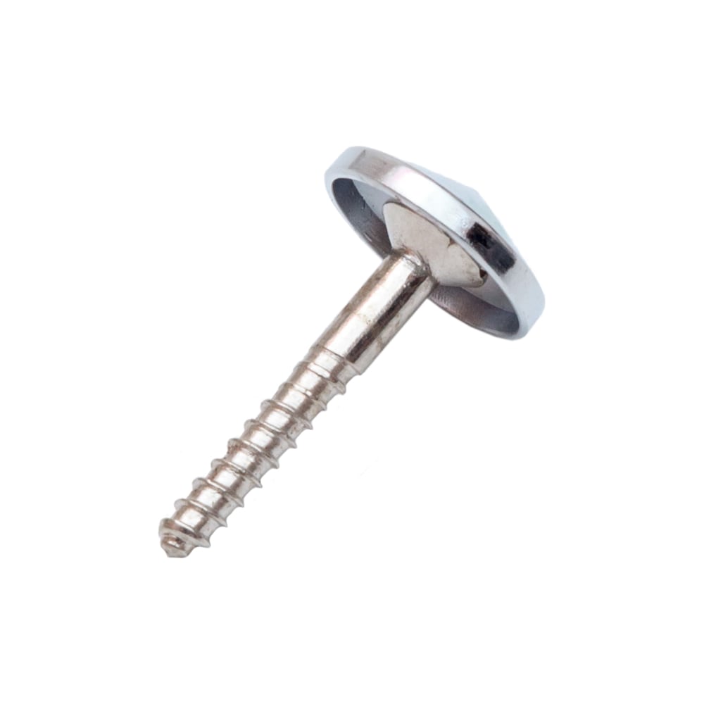 Изображение товара Зеркалодержатель СКОБЯНОЙ металл конический мод. 557 хром (4 шт.) (упак.) 002829