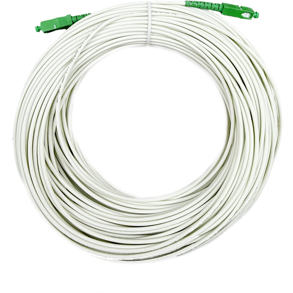 Патч-корд Лентамет SC/APC-SC/APC SM Simplex 50м ( PC-FTTH-G.657.A1-SC/APC-SC/APC-50) 22955
