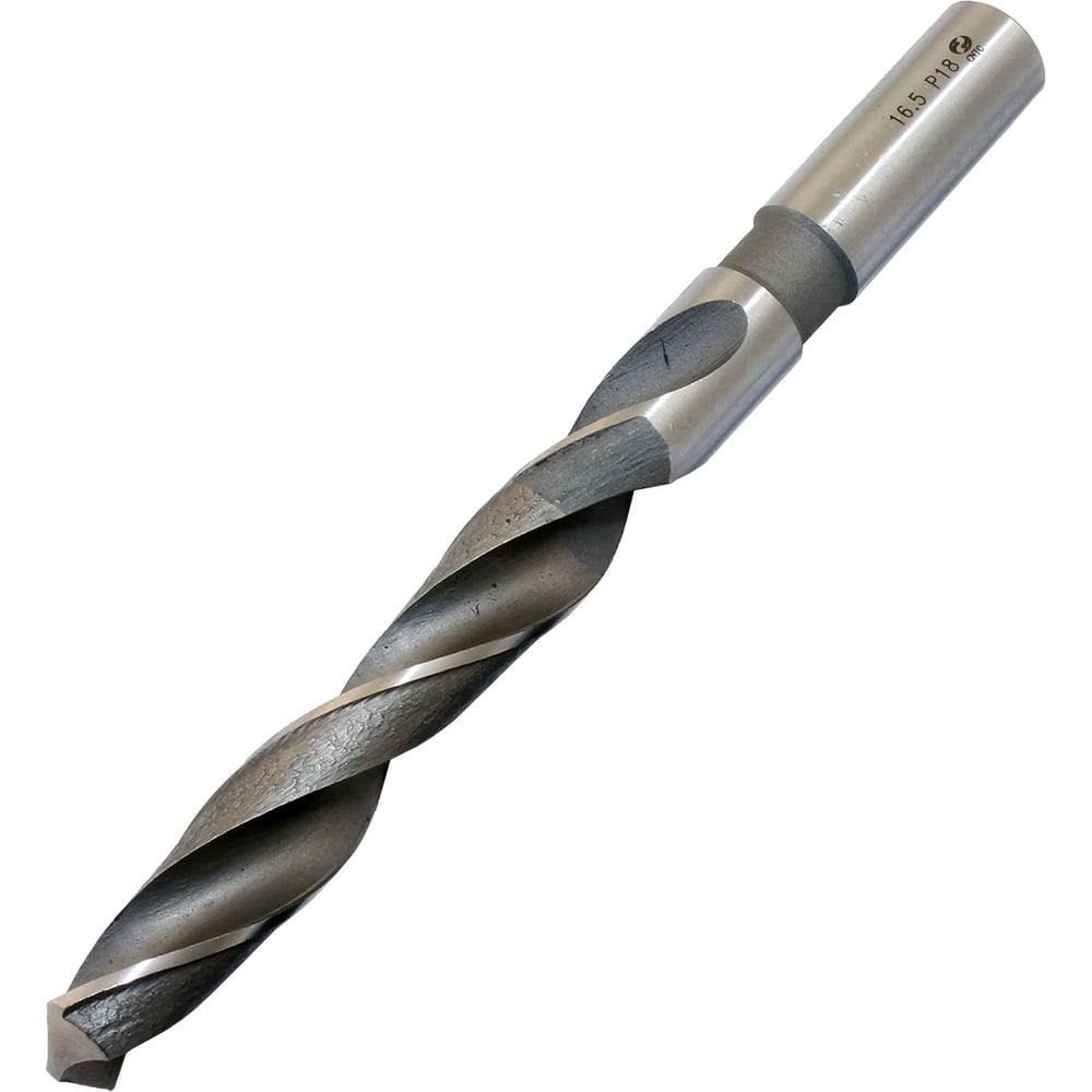 Изображение товара CNIC Сверло 16 5 мм ц Р18 31366 спиральное цилиндрический хвостовик