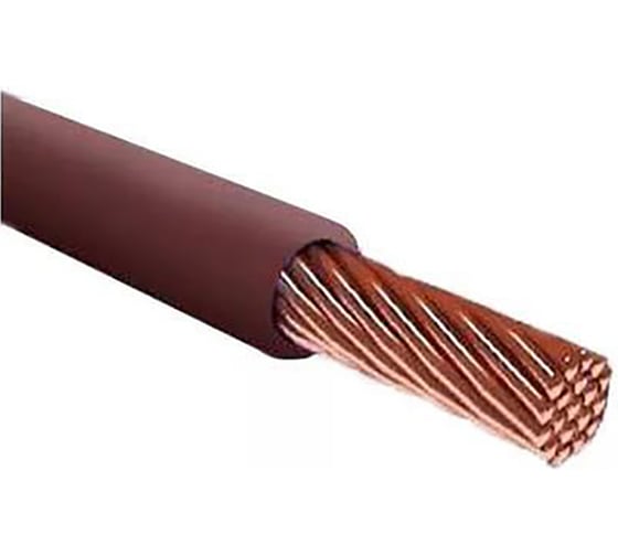 Изображение товара Электропровод MW ПуГВнг(А)-LS 1х6 коричневый бухта 200м ПуГВнг(А)-LS 1х6 коричневый-0,2