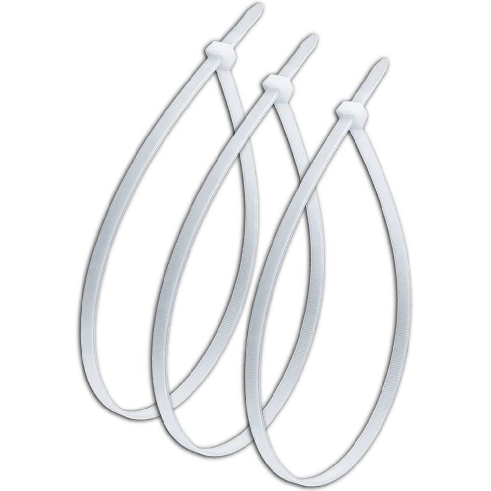 Изображение товара Хомуты пластиковые 23 БОЛТА ПРЕМИУМ, белые, 760х9 мм, 50 шт. 00000PR9760Б