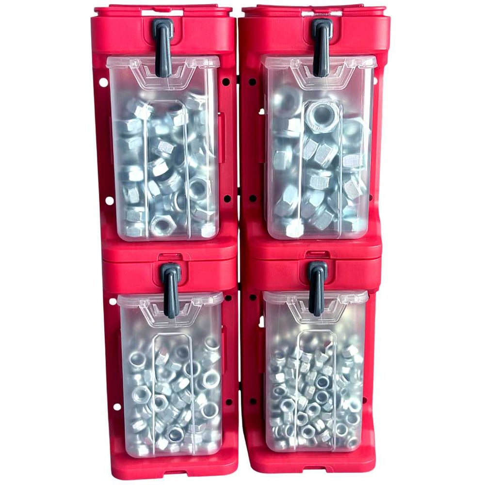 Изображение товара Стопорные гайки 23 Болта нерж М5,6,8,10 DIN985(775шт) + система хранения (4) 70001/BR394610026ф4