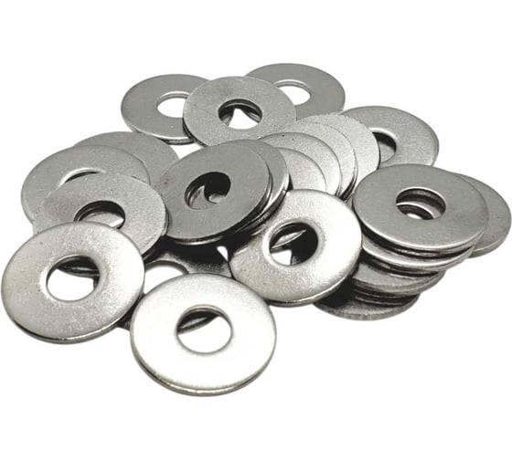 Изображение товара Шайбы 23 Болта увеличенные нержавейка М6 и М8 DIN9021 по 10 шт. АС5300600093N07/АС5300800095007ф10