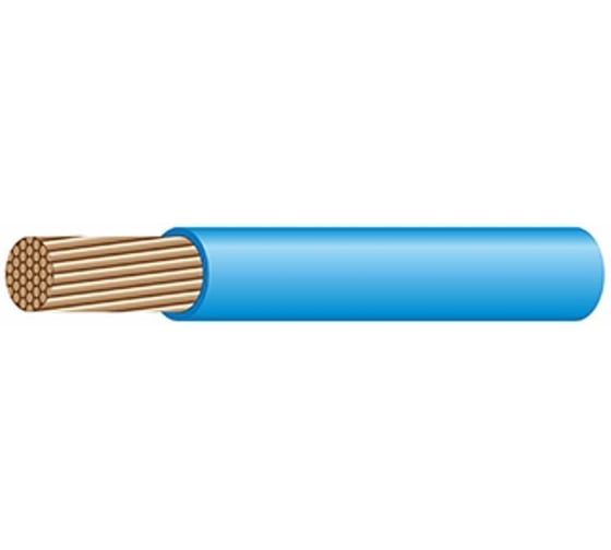 Изображение товара Электропровод MW ПуГВнг(А)-LS 1х16 голубой бухта 100м ПуГВнг(А)-LS 1х16 голубой-0,1