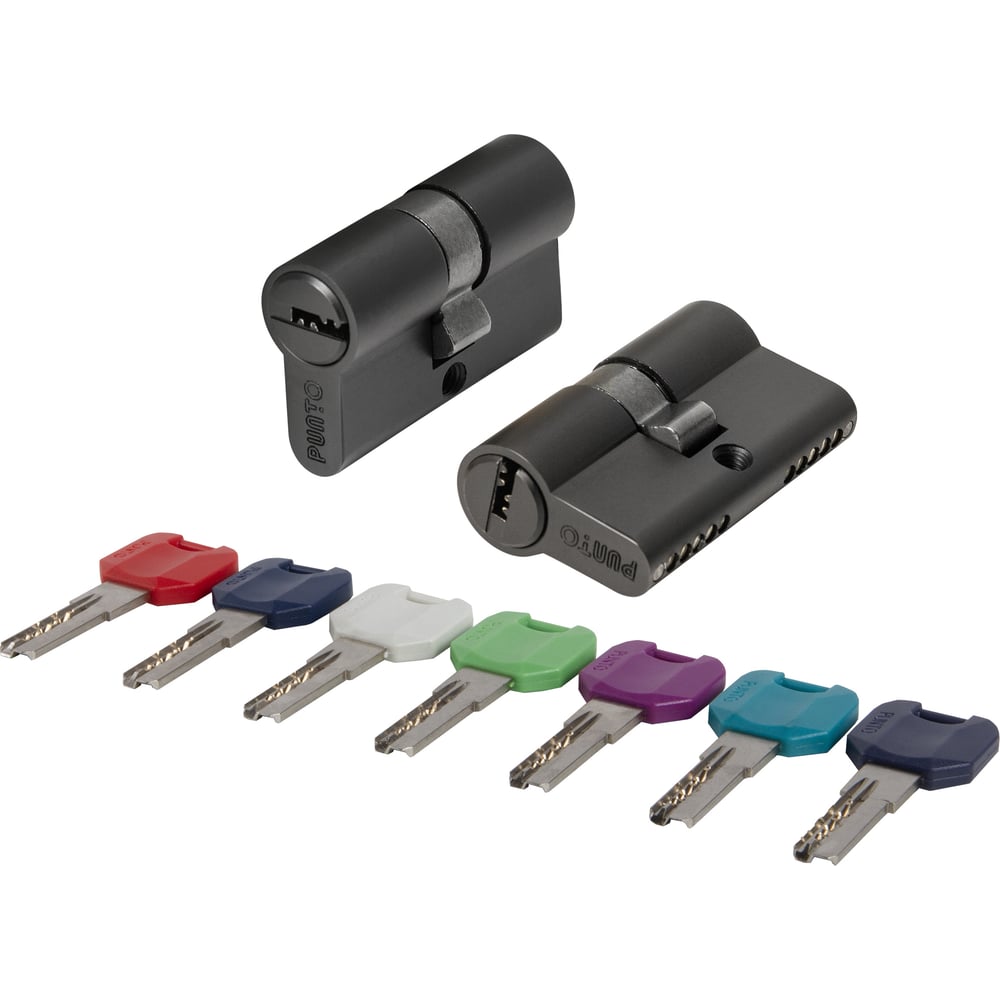 Изображение товара Цилиндровый механизм PUNTO MaxPro7000Key 52mm (21+10+21) BL черный 7key 61851