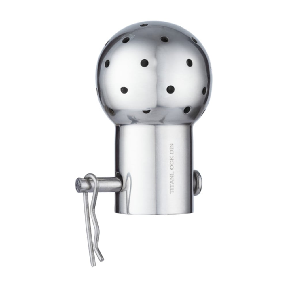 Изображение товара Моющая головка TITAN LOCK 360 град. под шплинт, DN28, D шара 65 мм, нерж. 304, TL65/28WHCP