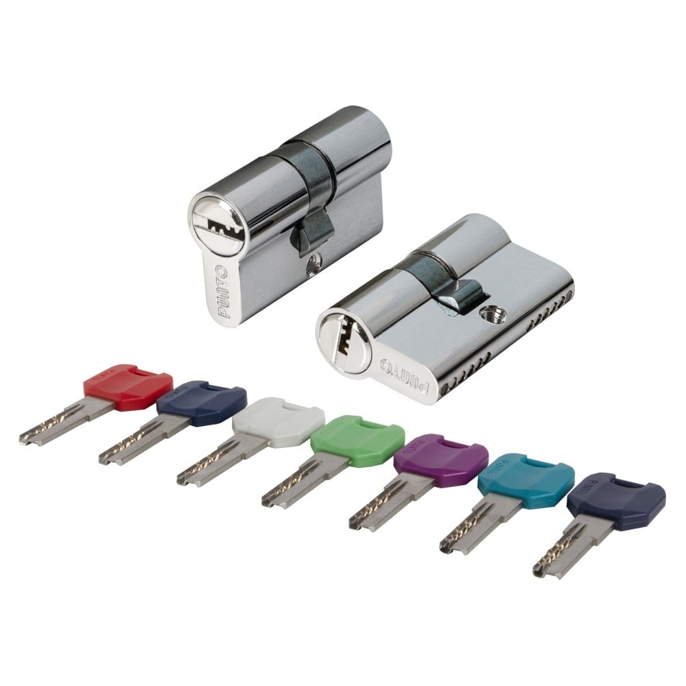 Изображение товара Цилиндровый механизм PUNTO MaxPro7000Key 52mm (21+10+21) SSC сатин.хром 7key 61857