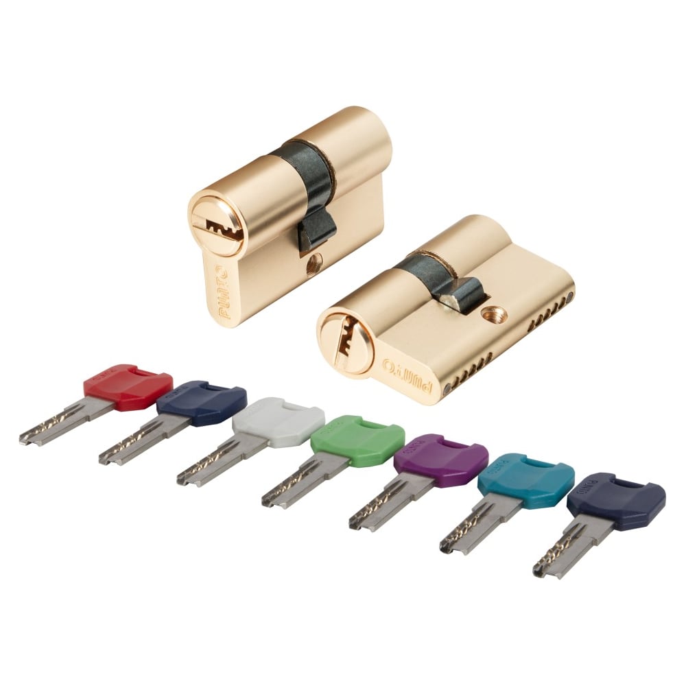 Изображение товара Цилиндровый механизм PUNTO MaxPro7000Key60mm(25+10+25) SSG сатин.золото 7key 61157